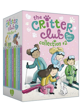 英文原版 The Critter Club Ten-Book Collection #2 动物俱乐部11-20册盒装 章节桥梁书 动物友谊主题 英文版 进口英语原版书籍