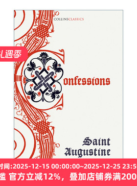 英文原版 Collins Classics—The Confessions Of Saint Augustine 奥古斯丁 忏悔录 柯林斯经典文学系列 英文版 进口英语书籍