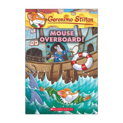 英文原版 Mouse Overboard Geronimo Stilton #62 老鼠记者62 英文版 进口英语原版书籍