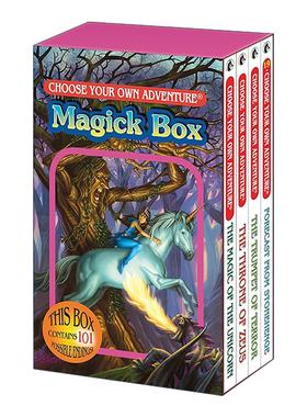 英文原版 Choose Your Own Adventure 4-Book Boxed Set Magick Box 惊险岔路口系列 魔法盒4册盒装套装 英文版 进口英语原版书籍