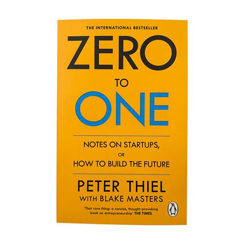 Zero to One 从零到一 英文原版金融投资读物 进口英语书籍