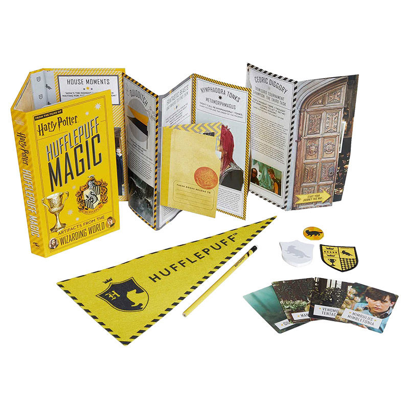 Harry Potter Hufflepuff Magic Artifacts from the Wizarding World 赫奇帕奇学院 魔法道具折叠书 精装 英文原版儿童小说