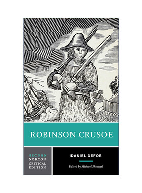 英文原版 Robinson Crusoe 鲁滨逊漂流记 第二版 诺顿文学解读系列Norton Critical Edition 英文版 进口英语原版书籍
