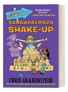 Welcome to Wonderland 03 Sandapalooza Shake-Up 欢迎来到仙境系列3 英文原版儿童奇幻冒险章节桥梁故事书 进口英语书籍