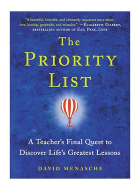 英文原版 The Priority List 人生优先清单 一位教师的*后寻访 英文版 进口英语原版书籍