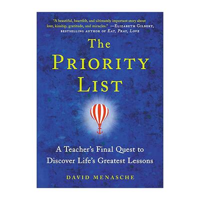 英文原版 The Priority List 人生优先清单 一位教师的*后寻访 英文版 进口英语原版书籍