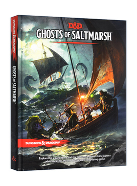Dungeons & Dragons Ghosts of Saltmarsh 龙与地下城 盐沼幽灵 精装 英文原版科幻小说 进口英语书籍