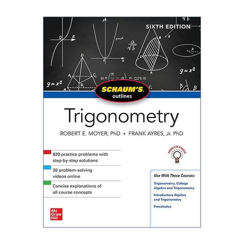 英文原版 Schaum's Outline Of Trigonometry 全美经典学习指导系列 三角学 第6版 英文版 进口英语原版书籍
