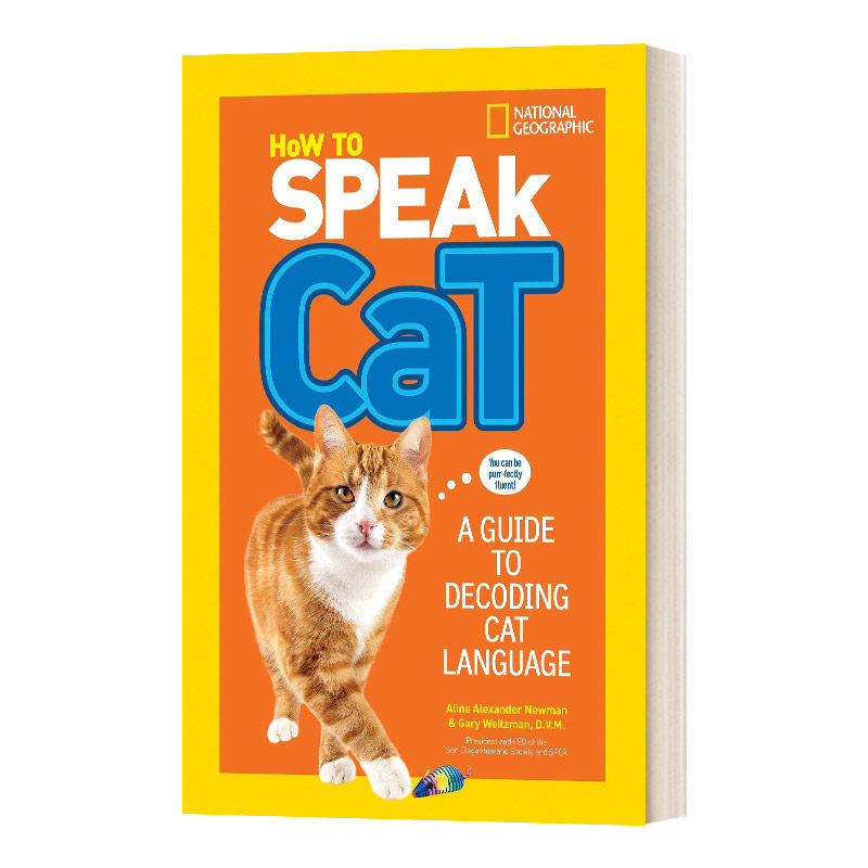 How to Speak Cat 如何和猫说话 破译猫的密码 英文原版儿童读物 进口英语书籍