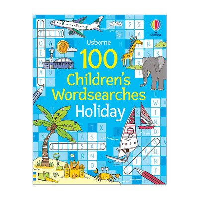 英文原版 100 Children's Wordsearches Holidays 尤斯伯恩100个假日找词游戏 儿童益智游戏 英文版 进口英语原版书籍