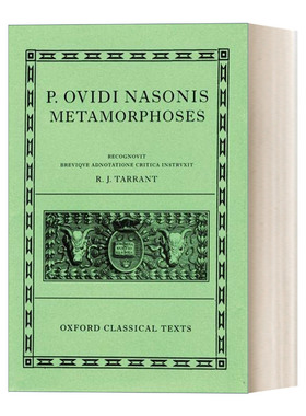 Ovid Metamorphoses 奥维德 变形记 牛津古典文库 精装