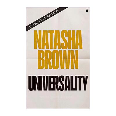 英文原版 Universality 普遍性 Natasha Brown 文学小说 2023格兰塔英国年轻小说家之一 英文版 进口英语原版书籍