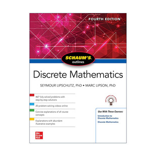 英文原版 Schaums Outline of Discrete Mathematics 全美经典学习指导系列 离散数学 第4版 英文版 进口英语原版书籍