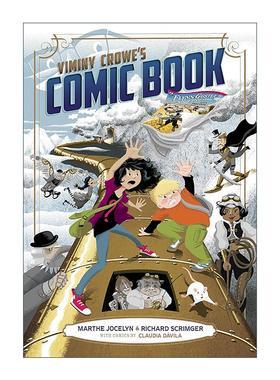 英文原版 Viminy Crowe's Comic Book 维明·克劳的漫画书 儿童搞笑冒险图像小说 谜案女王系列作者Marthe Jocelyn 进口英语书籍