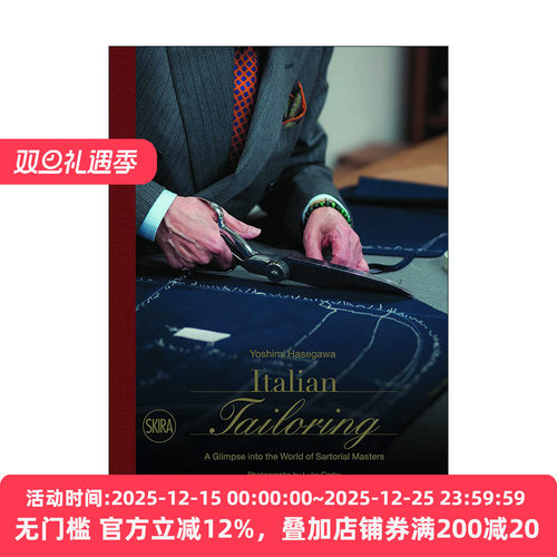 英文原版 Italian Tailoring 大利裁缝店 瞥见意大利裁缝的世界 精装 英文版 进口英语原版书籍