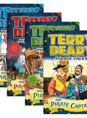 Terry Deary's Historical Talesy Pirate Tales 海盗传说4册 英文原版儿童章节小说故事书 进口英语书籍