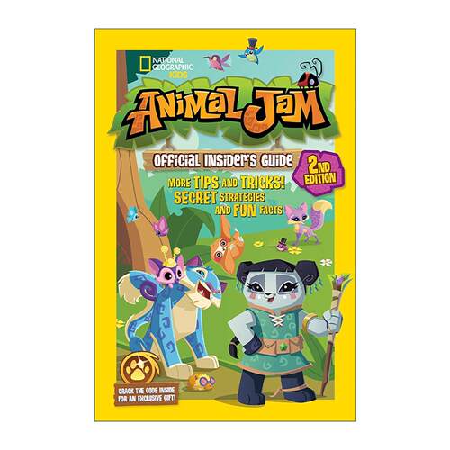英文原版 Animal Jam Official Insider's Guide 动物果酱内幕指南 第二版 儿童游戏活动手册 英文版 进口英语原版书籍