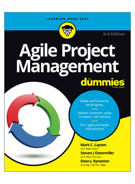 英文原版 Agile Project Management for Dummies 敏捷项目管理 达人迷 第3版 英文版 进口英语原版书籍