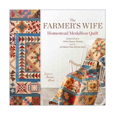 英文原版 Farmers Wife Homestead Medalli 农妇宅地章被缝纫拼布图谱 翻缝 手工艺 Laurie Aaron Hird 英文版 进口英语原版书籍