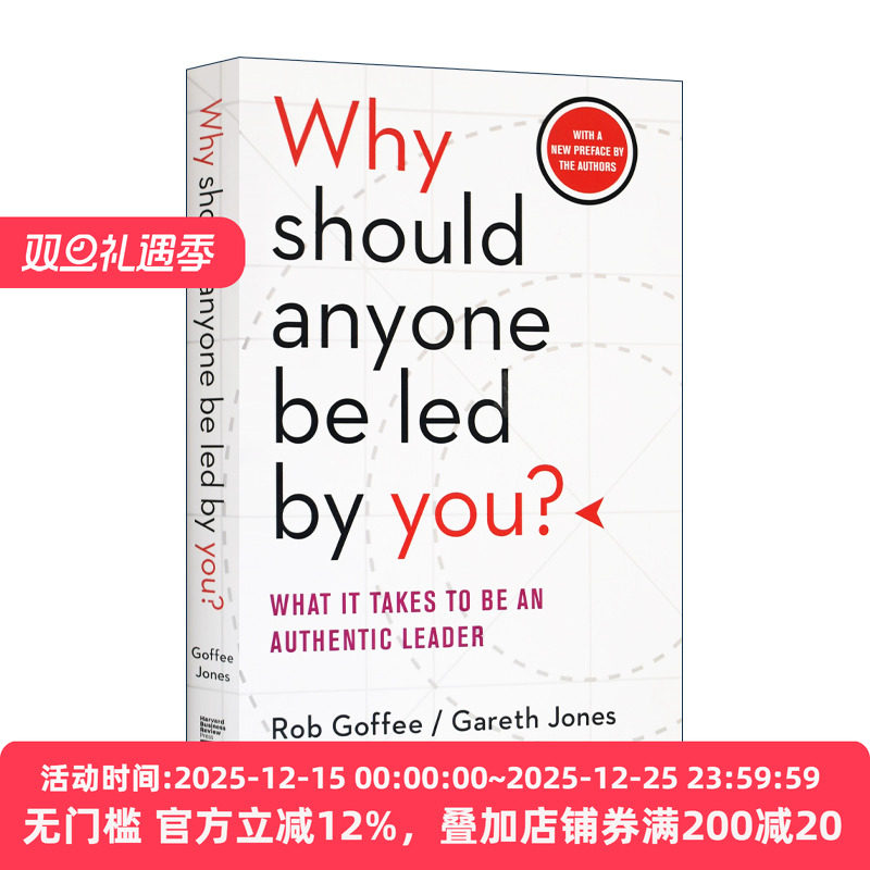 英文原版 Why Should Anyone Be Led By You WITH A New Preface by the Authors 你凭什么领导别人 精装 英文版 进口英语原版书籍