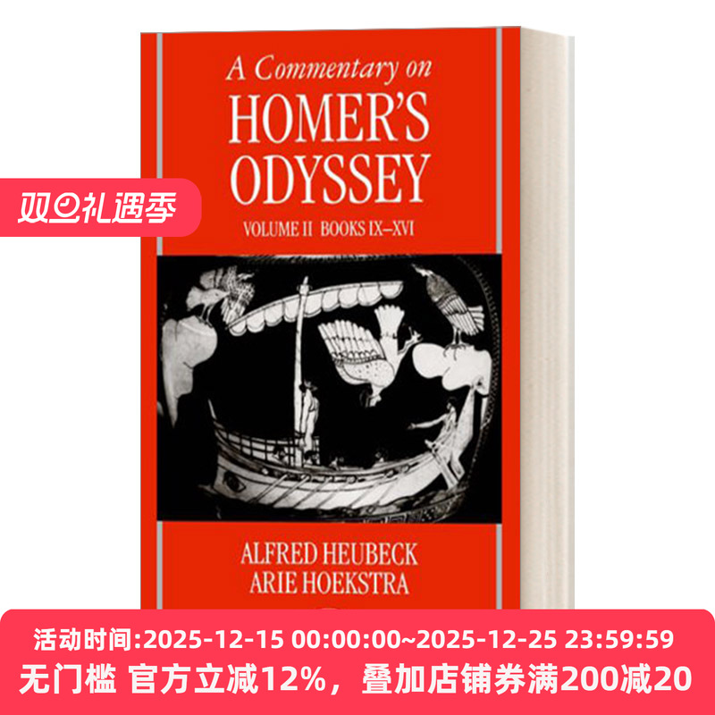 英文原版 A Commentary on Homer's Odyssey Volume II Books IX-XVI 论荷马的《奥德赛》第2卷 英文版 进口英语原版书籍