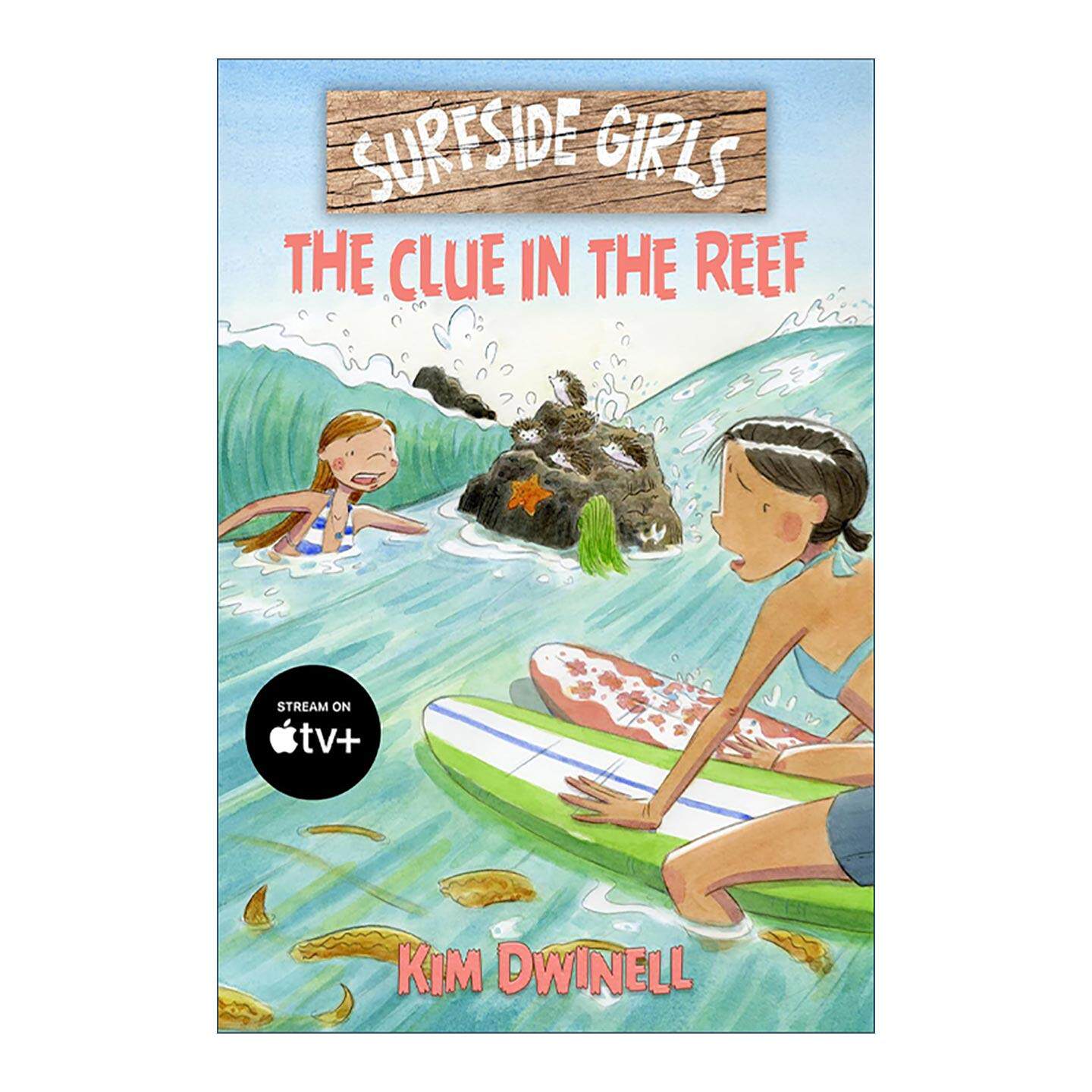 英文原版 Surfside Girls The Clue in the Reef 冲浪女孩 暗礁中的线索 儿童推理冒险漫画 Kim Dwinell 英文版 进口英语原版书籍