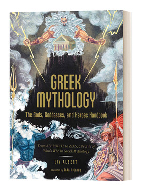 希腊神话 众神 女神和英雄手册 精装 Greek Mythology The Gods Goddesses and Heroes Handbook 英文原版文学读物 进口英语书籍