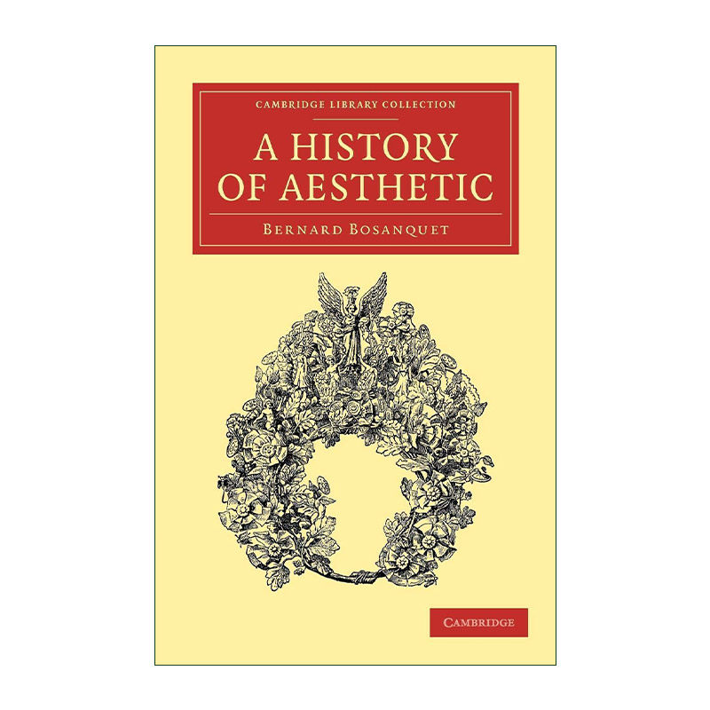 英文原版 A History of Aesthetic 美学史 鲍桑葵 英文版 进口英语原版书籍