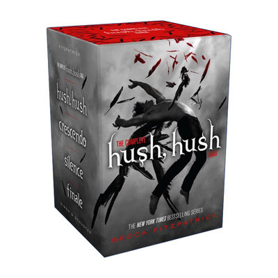 英文原版 The Complete Hush  Hush Saga Boxed Set 天使临城 1-4盒装 暗夜天使 青少年悬疑小说 英文版 进口英语原版书籍