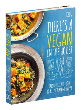 家里有个素食主义者 100多种素食食谱指南参考书 There's A Vegan In The House  DK精装 英文原版生活百科科普读物 进口英语书籍