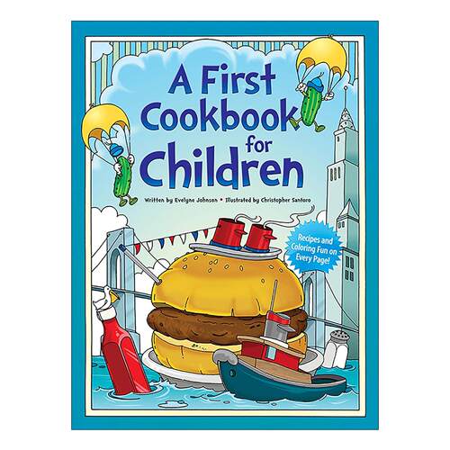 英文原版 A First Cookbook for Children 儿童食谱 烹饪入门指南 益智活动书 英文版 进口英语原版书籍