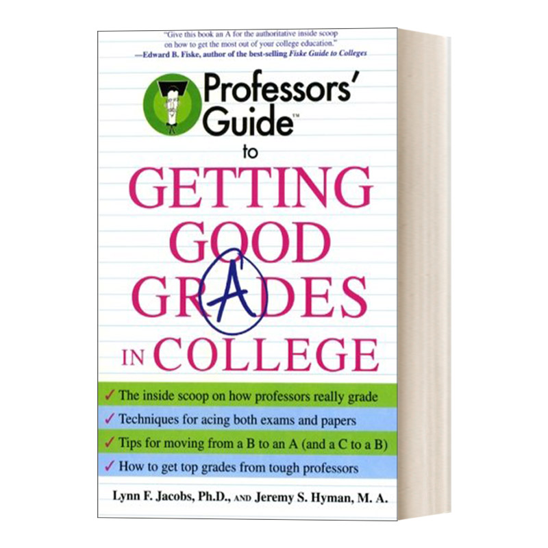 英文原版 Professors' Guide(TM) to Getting Good Grades in College如何在大学取得好成绩之教授指南英文版进口英语原版书籍