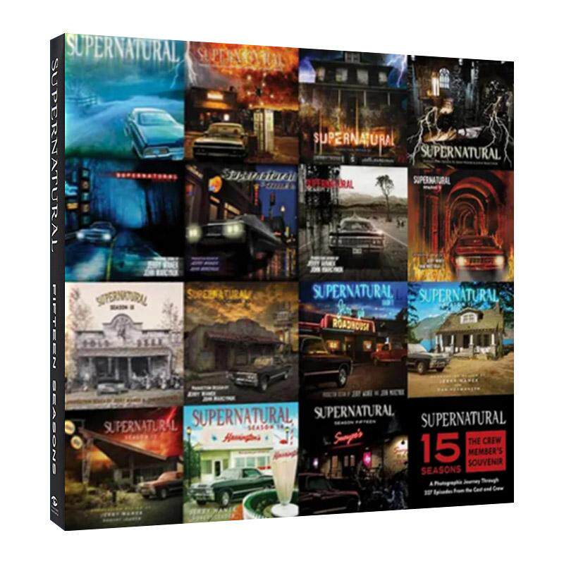 英文原版 Supernatural 15 Seasons 邪恶力量 全15季 主创纪念画册 精装收藏写真集 英文版 进口英语原版书籍