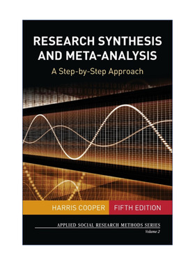 英文原版 Research Synthesis and Meta-Analysis 元分析研究方法 哈里斯·库珀 SAGE社研应用方法系列 英文版 进口英语原版书籍