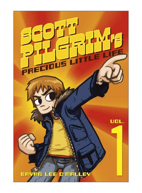 歪小子斯科特漫画卷一 美版 Scott Pilgrim Vol. 1 布莱恩 英文原版漫画 进口英语书籍
