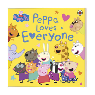 Pig Loves Everyone 小猪佩奇爱所有人 儿童彩色绘本 Peppa 英文原版 进口英语书籍 拥抱不同