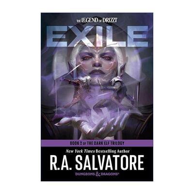 英文原版 Exile Dungeons & Dragons 流亡 龙与地下城 黑暗精灵三部曲之二 R.A. Salvatore 英文版 进口英语原版书籍