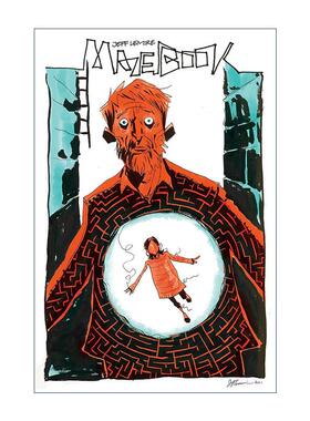 英文原版 Mazebook 迷宫 黑马漫画 黑锤作者Jeff Lemire杰夫·勒米尔 精装 英文版 进口英语原版书籍