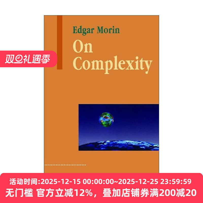 英文原版 On Complexity 复杂性 埃德加·莫兰文集 英文版 进口英语原版书籍