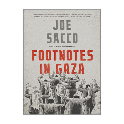 英文原版 Footnotes in Gaza 加沙印记 Joe Sacco战争纪实漫画 英文版 进口英语原版书籍