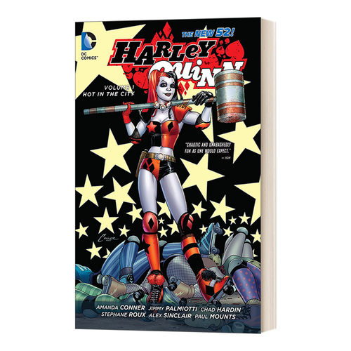 英文原版 Harley Quinn Vol. 1 Hot in the City The New 52 哈利·奎因第1卷 热辣都市 英文版 进口英语原版书籍