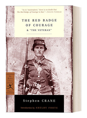 英文原版 The Red Badge of Courage & The Veteran 红色英勇勋章 老兵 Stephen Crane斯蒂芬·克莱恩 英文版 进口英语原版书