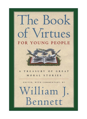 英文原版 The Book of Virtues for Young People 青少年美德书 伟大道德故事宝库 精装 英文版 进口英语原版书籍