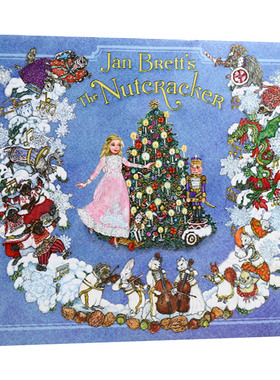 Jan Brett's The Nutcracker 胡桃夹子 精装 英文原版儿童启蒙绘本 进口英语书籍