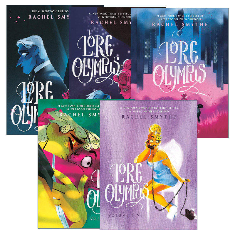 英文原版 Lore Olympus 奥林匹斯爱情故事系列5册 漫画 Rachel Smythe 英文版 进口英语原版书籍