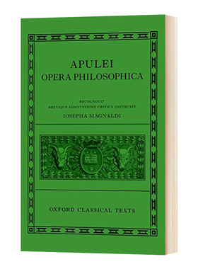 Apuleius Philosophical Works Apulei Opera Philosophica 阿普列尤斯 哲学著作 精装 阿普列尤斯歌剧哲学 英文原版社科读物