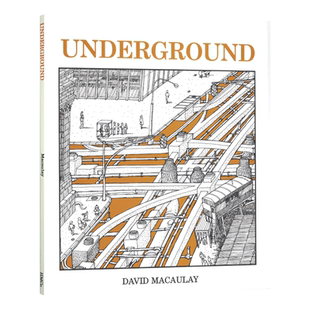 地下世界 Underground  凯迪克奖作者大卫麦考利 古建筑图册 英文原版STEM 科普绘本图画故事书 David Macaulay 英文版