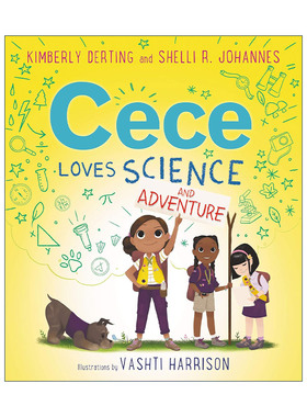 英文原版 Cece Loves Science and Adventure 茜茜爱科学和冒险 儿童科学教育故事绘本 英文版 进口英语原版书籍