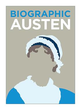 英文原版 Biographic Austen 简奥斯汀 英国文学家作家 信息图表式精装名人传记 英文版 进口英语原版书籍