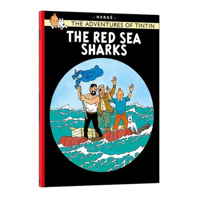 英文原版 The Adventures Of Tintin The Red Sea Sharks 丁丁历险记之红海鲨鱼 儿童精装漫画 英文版 进口英语原版书籍